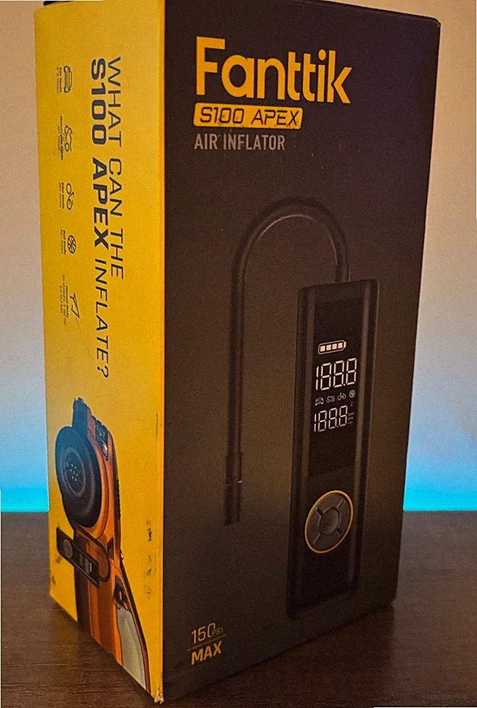 Fanttik S100 APEX Tire Inflator Air Compressor Power Bank LED Flashlight 150PSI