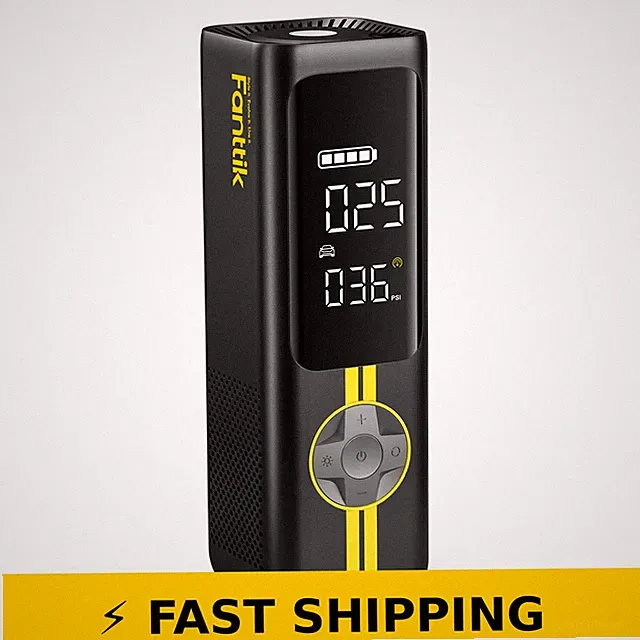 Fanttik X8 APEX Tire Inflator, Portable 150PSI with LED Dual Screen