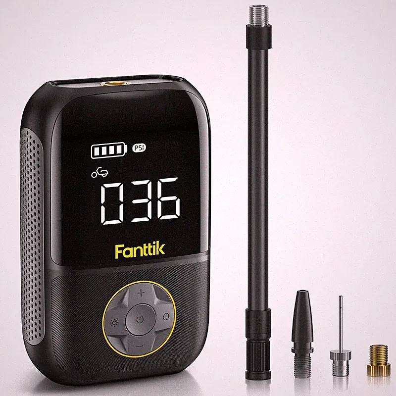 Fanttik X8 Portable Tire Inflator, Lightweight for Motorcycle tire, Cordless Air