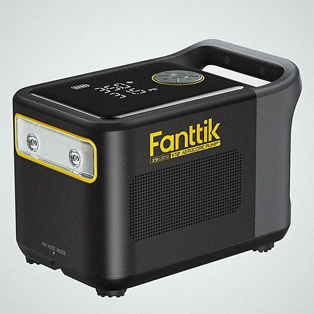 Fanttik X9 Ultra Tire Inflator for Truck/RV, 3-in-1 Air Pump, Power Station, Fla